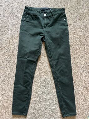 Tinseltown Forest Green Skinny Jeans